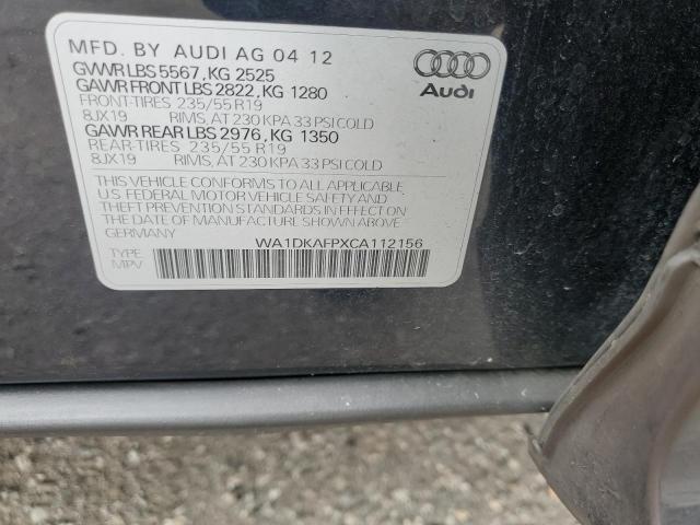 2012 AUDI Q5 PREMIUM - WA1DKAFPXCA112156