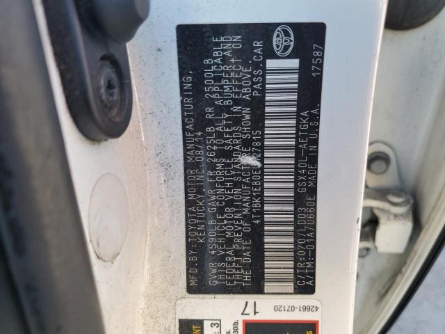 2014 TOYOTA AVALON BAS #3303585931