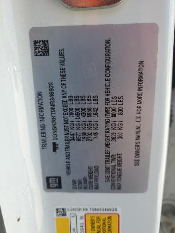 2022 CHEVROLET TAHOE K1500 RST #3296218479