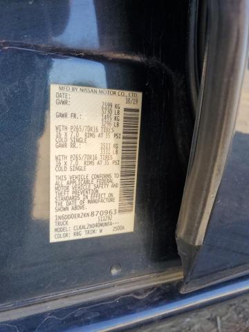 2019 NISSAN FRONTIER S - 1N6DD0ER2KN870963