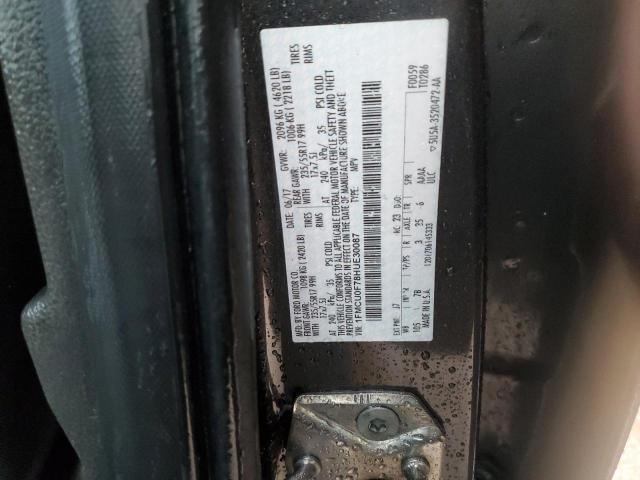 2017 FORD ESCAPE S 1FMCU0F78HUE30087