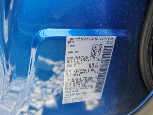 2024 NISSAN FRONTIER S 1N6ED1EKXRN600208