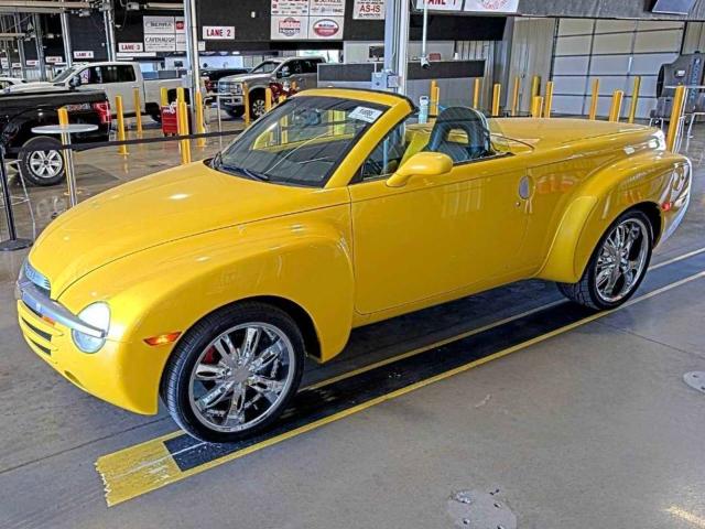 CHEVROLET SSR 2004 yellow pickup gas 1GCES14P64B107562 photo #3
