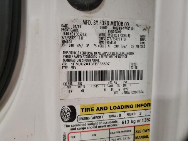 2015 FORD EXPEDITION - 1FMJU2AT3FEF36607