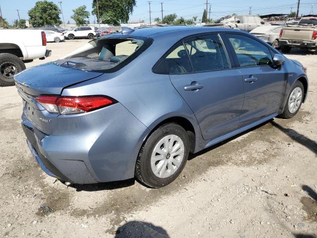 TOYOTA COROLLA LE 2021 blue  hybrid engine JTDEAMDE8MJ017984 photo #4