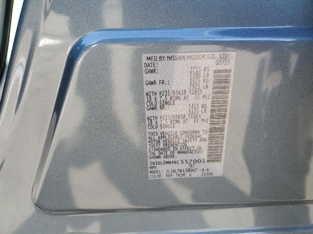 2019 INFINITI QX60 LUXE - 5N1DL0MN4KC557005