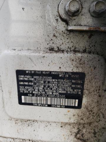 2017 SUBARU FORESTER 2 JF2SJAGCXHH538165