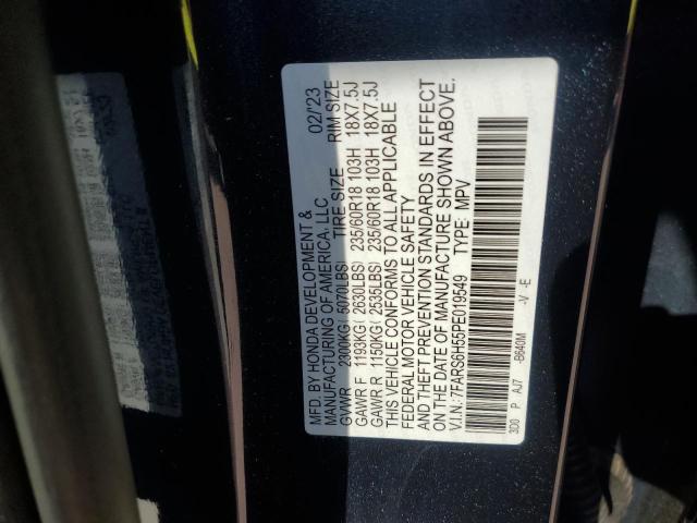2023 HONDA CR-V SPORT 7FARS6H55PE019549
