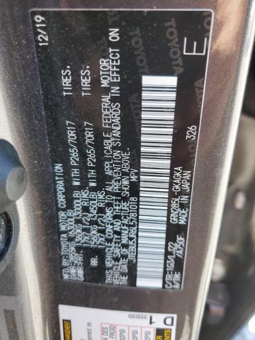 2020 TOYOTA 4RUNNER SR5/SR5 PREMIUM JTEBU5JR6L5781018