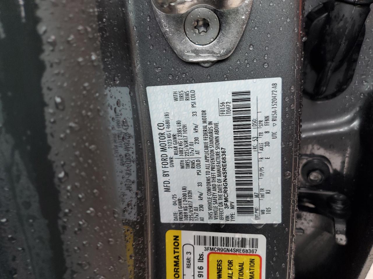 FORD BRONCO SPORT HERITAGE