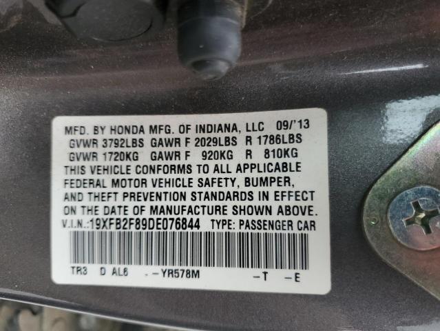 2013 HONDA CIVIC EX - 19XFB2F89DE076844