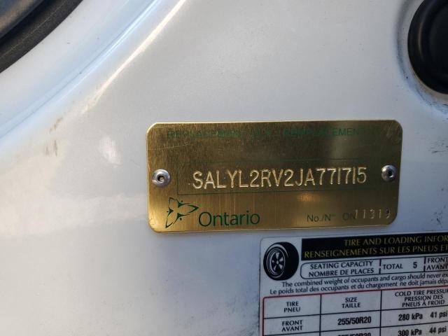 2018 LAND ROVER RANGE ROVE SALYL2RV2JA771715