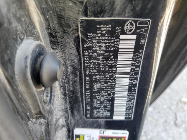 2010 TOYOTA COROLLA BASE - 2T1BU4EE9AC469927