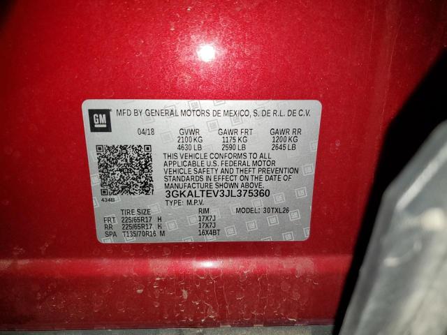 2018 GMC TERRAIN SL 3GKALTEV3JL375360