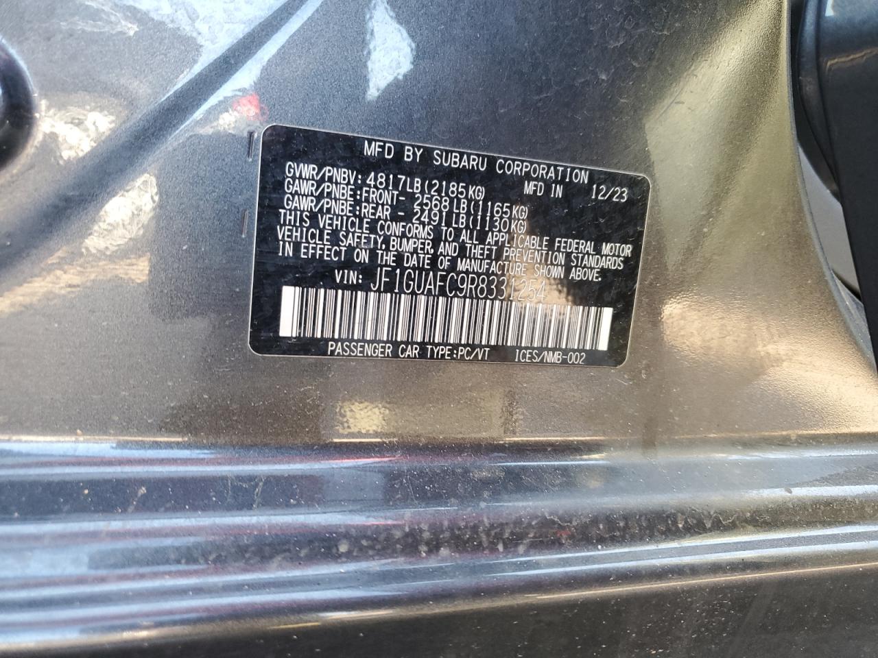 SUBARU IMPREZA SPORT