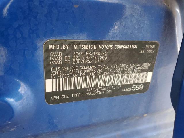 2017 MITSUBISHI LANCER ES JA32U2FU8HU015707