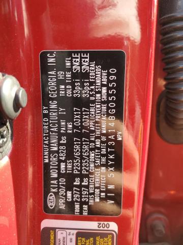 2011 KIA SORENTO BA - 5XYKT3A14BG055590