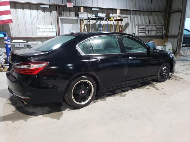 HONDA ACCORD EXL 2017 black  gas 1HGCR2F87HA087687 photo #4