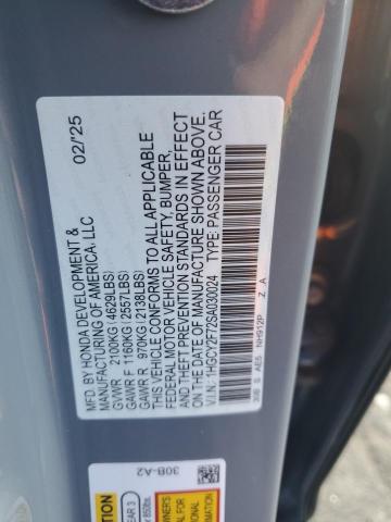 2025 HONDA ACCORD HYBRID SPORT-L 1HGCY2F72SA030024