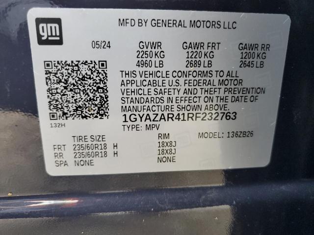 2024 CADILLAC XT4 LUXURY 1GYAZAR41RF232763