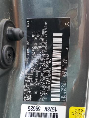 2013 TOYOTA SIENNA LE - 5TDKK3DC6DS370753