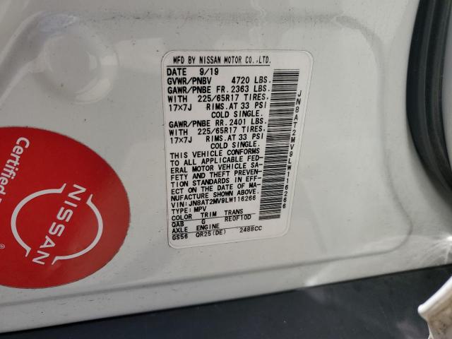 2020 NISSAN ROGUE S JN8AT2MV9LW116266