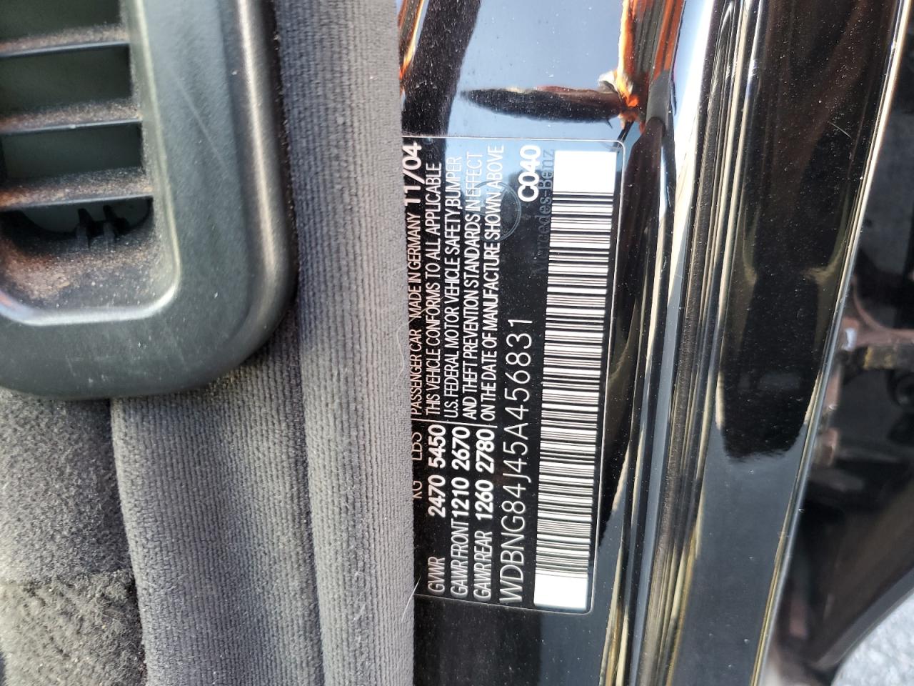 Lot #3254201541 2005 MERCEDES-BENZ S 500 4MAT