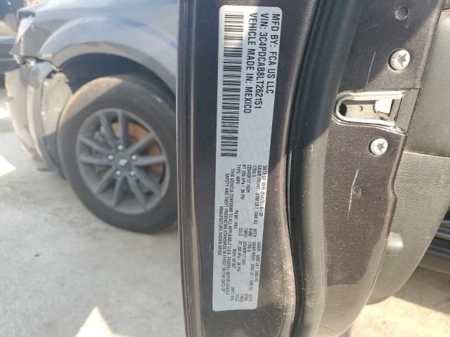 2020 DODGE JOURNEY SE - 3C4PDCAB8LT262151