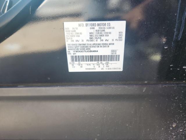 2018 FORD EXPLORER S - 1FM5K8GT6JGB64064