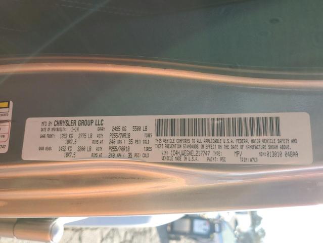 2014 JEEP WRANGLER U - 1C4HJWEGXEL217747