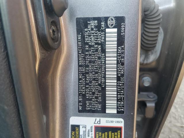 2017 TOYOTA CAMRY LE - 4T1BF1FK9HU748204