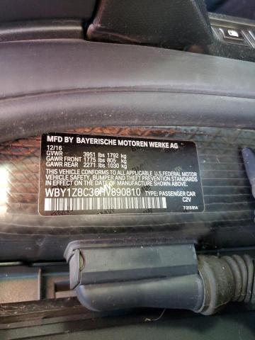 2017 BMW I3 REX WBY1Z8C36HV890810