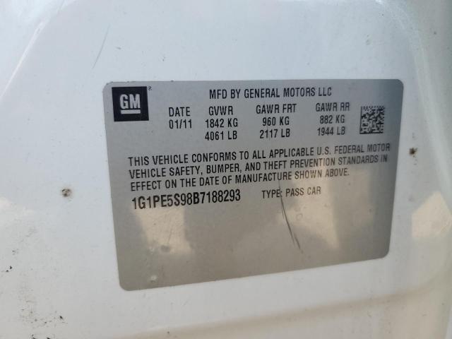 2011 CHEVROLET CRUZE LT - 1G1PE5S98B7188293