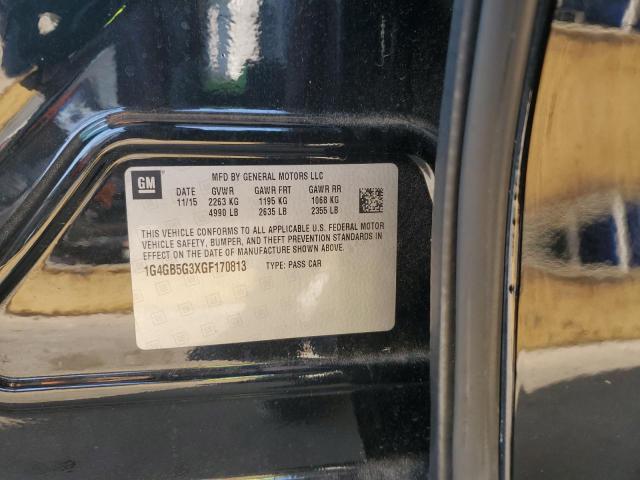 2016 BUICK LACROSSE 1G4GB5G3XGF170813