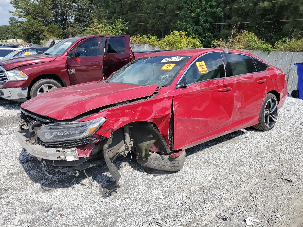 Lot #3255474422 2019 HONDA ACCORD SPO