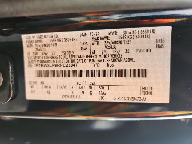 2024 FORD F150 XLT - 1FTEW3LP9RFC23047