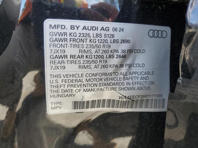 2024 AUDI Q3 PREMIUM PLUS S LINE 45 WA1EECF35R1171385