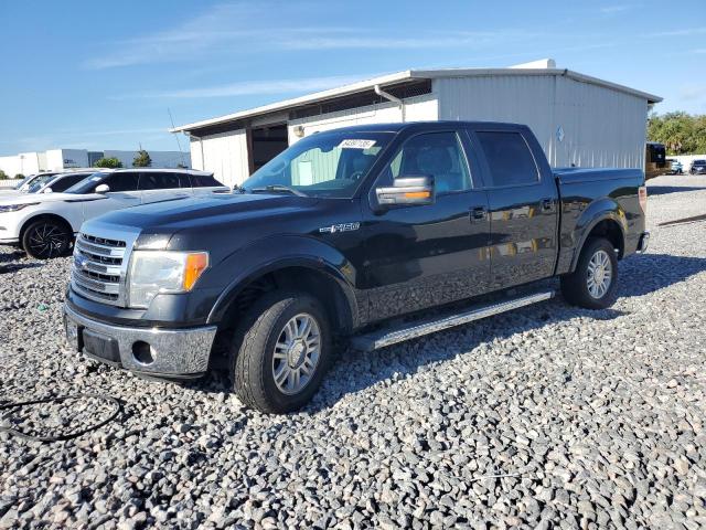 FORD F150 SUPER 2013 black crew pic flexible fuel 1FTFW1CFXDKD55444 photo #1