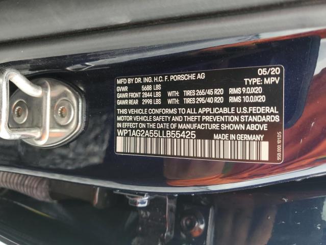 2020 PORSCHE MACAN GTS WP1AG2A55LLB55425