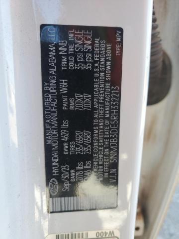 2024 HYUNDAI TUCSON SEL 5NMJB3DE5RH332213