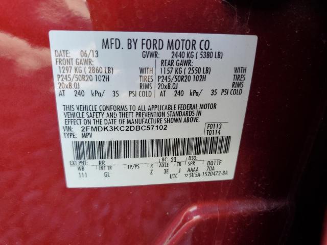 2013 FORD EDGE LIMIT #3255633023