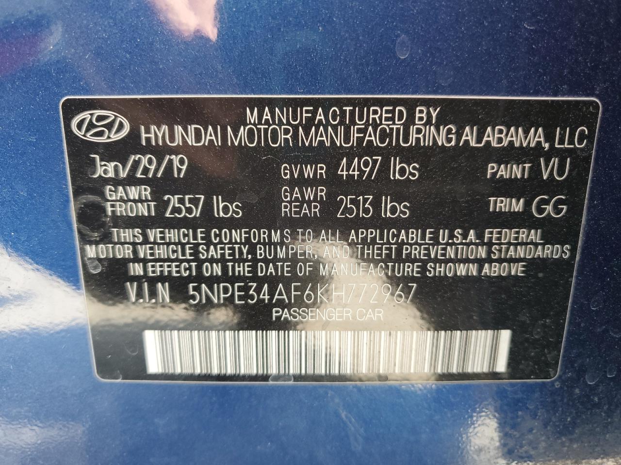 HYUNDAI SONATA LIMITED