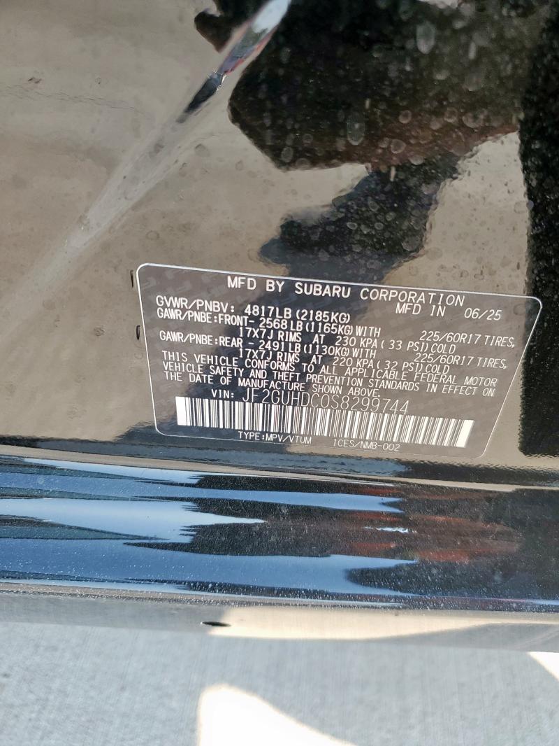 2025 SUBARU CROSSTREK JF2GUHDC0S8299744