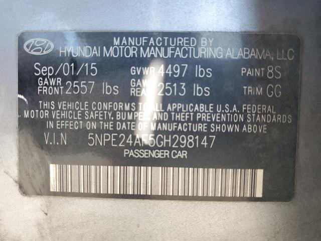 2016 HYUNDAI SONATA SE 5NPE24AF5GH298147