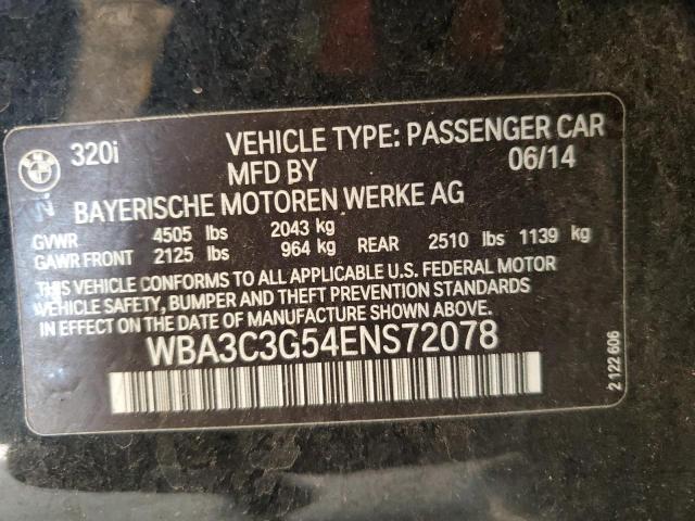 2014 BMW 320 I XDRI - WBA3C3G54ENS72078