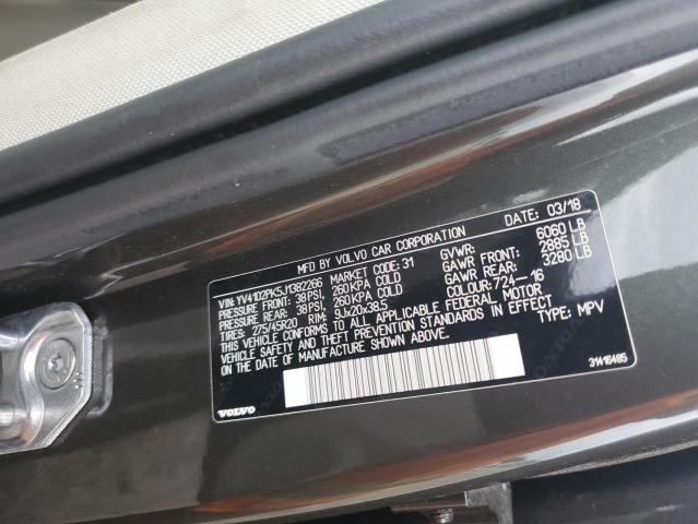 2018 VOLVO XC90 T5 YV4102PK5J1382266