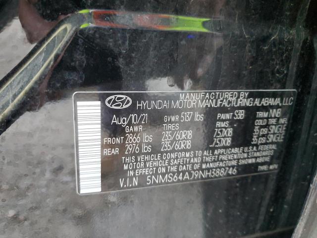 2022 HYUNDAI SANTA FE S #3288772747