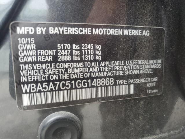 2016 BMW 528 XI WBA5A7C51GG148868