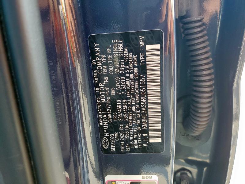 2024 HYUNDAI KONA LIMIT KM8HE3A35RU051557