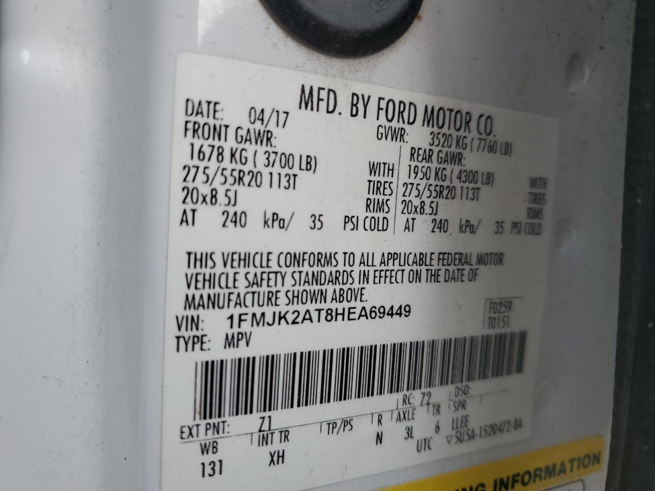 FORD EXPEDITION EL LIMITED